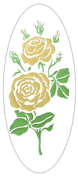 471 DA18-080-YE Cameo Rose Yellow